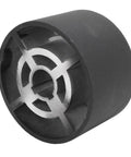Top Tier Marine Boat Steering Wheel Hub Adapter 6 Bolt Pattern Fits Three Quarter Inch Tapered Keyway Shaft, black polymer material.