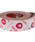 Pro Grade Ceramic Sanding Belts 2x42 Inches 60 Grit For Metal Grinding And Weld Removal Heavy Duty Long Life Ceramic Grain Great For Ferrous And Non Ferrous Metals 6 Pack product roll