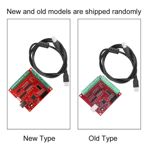 USB CNC Controller For 4 Axis Motion Control Card With Plug And Play USB Interface Board For Stepper Motor Drivers, 0 To 10V Analog Output Configurable To 0 To 5V, Isolated Interface To Cut Noise And Interference