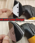 Oscillating Tool Sanding Pads Kit With 138Pcs Mesh And Normal Sandpaper 2 Sanding Pads And 1 Interface Pad close-up