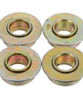 Wheelchair Front Fork Bearings Kit Four Piece Set For Walker Fork Stem Bearings And Front Wheel Maintenance, golden finish
