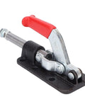 Beefy Heavy Duty Toggle Clamp For Welding And Equipment Mounting, Quick Fix Fixture, iron and plastic, side view
