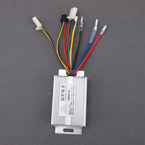 24V 250W Electric Bike Brush Motor Controller For E-Bikes And E-Scooters Ride Ready High Performance Driver with wires