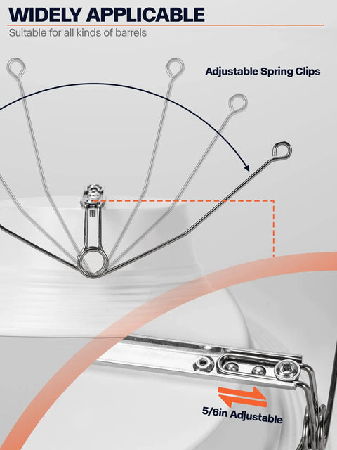 Adjustable spring clips for 12 Pack 6 Inch Dimmable 5CCT LED Recessed Retrofit Can Lights With Metal Housing 12W Equal 75W 1200LM
