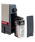 Portable Surface Roughness Gauge With Four Parameters Ra Rmax Ry Rz Aluminum Body Durable And Accurate Pro Grade Readouts After Measurement Adjustable Measure Length 1x 3x Or 5x Cutoff For Precision Metrology On The Go, open battery compartment