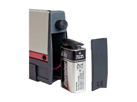 Portable Surface Roughness Gauge With Four Parameters Ra Rmax Ry Rz Aluminum Body Durable And Accurate Pro Grade Readouts After Measurement Adjustable Measure Length 1x 3x Or 5x Cutoff For Precision Metrology On The Go, open battery compartment