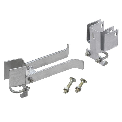 Heavy Duty Chain Link Fence Double Gate Latch For Swing Gates 1 3 8 Inch Built Tough Galvanized Steel Commercial Grade