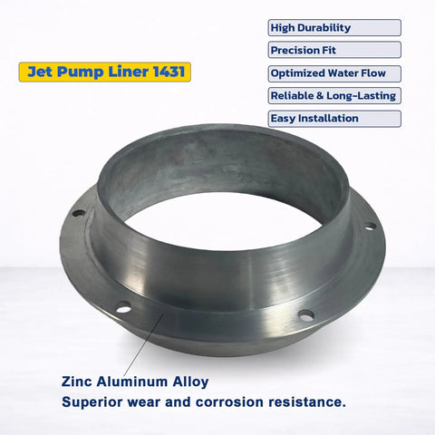 1431 flanged wear ring liner from 7 3/8 Inch V6 Big Series Outboard Jet Impeller Kit with durability and precision fit