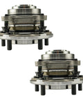 Beefy Front Wheel Hub Bearing Assembly 515204 Exact Replacement Fits 2007-2019 Toyota Tundra RWD 2020-2021 Tundra 2008-2019 Toyota Sequoia RWD 2020-2022 Sequoia Premium Quality Hub Kit in pair showing full design and structure