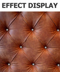 Kick Up Your DIY Game With Sleek Stainless Steel Upholstery Tacks on a tufted leather sofa background.