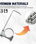 Heavy Duty 2.5 Inch Exhaust Hangers With 360 Degree Adjustable Muffler Hanger Clamp showing galvanized steel rods