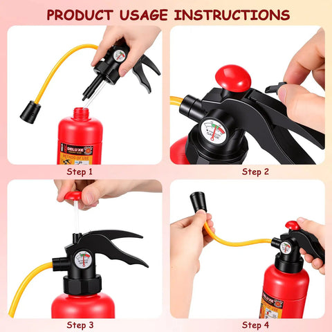 Rad Firefighter Extinguisher Squirter Toy For Kids Sick Realistic Water Blaster For Pool Party Summer Beach Outdoor Water Fight Fun Cosplay Play And Badass Birthday Present