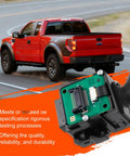 Turn Signal Switch Kit With Installation Tools Direct Fit For 2011 2013 Ford F Series Trucks F150 F250 F350 F450 F550 Easy Swap Replaces SW6874 CBS2141 Includes Exact Replacement BC3Z13K359BA BC3T13K359ADW and a red Ford truck on road