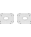 36 Inch Double Bowl Apron Front Sink Grids Set of 2 in Stainless Steel for Apron Front Sinks, Heavy Duty Protection, Easy to Clean Kitchen Grates