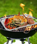 25 Pack Disposable Aluminum Grill Pans For Outdoor Cooking And Camping Large 16 By 12 Inch Aluminum Trays With Holes Great For BBQ Grilling