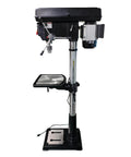 17 Inch ForedstWest Floor Drill Press 1.5Hp Motor With 16 Speeds features adjustable table and cast iron base for precise drilling.