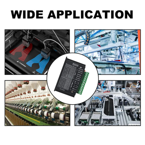 TB6600 stepper motor driver module, 4A, 9-42V, 32-subdivision, 2-pack for CNC machines and 3D printers