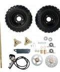 29 Inch Rear Axle Assembly Wheel Hub Kit For Go Kart Quad Trike Drift Bike Builds Complete DIY Replacement Beefed Up Rear End Parts For Street Track And Off Road Fun with axles, tires, and installation hardware
