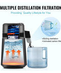 Top Notch Water Distiller With 750 Watt Heater Makes Hella Pure Water For Home Use And CPAP Devices showing boiling distillation process.