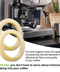 Two Pack 54mm Silicone Steam Ring Gasket Replacement For Espresso Machine Group Head, Heat Resistant Food Grade Silicone