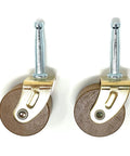 Medium One And Five Eighth Inch Hardwood Casters Pack Of 4 Replacement For Vintage Furniture Restoration For Hoosier Cabinets And Chairs Classic Antique Mobility Casters Move Pieces Smoothly While Preserving Original Character