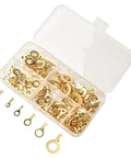 Sweet Heavy Duty 150 Piece Brass Ring Terminal Kit With Non Insulated Crimp Lugs Perfect For All Wiring Chores And Electrical Projects You Need A Solid Set That Works Great For Any Job Around The House Or Shop Today. brass ring terminals in plastic case