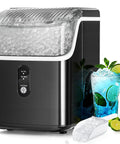 Nugget Ice Maker Countertop Portable Ice Machine With Scoop And Basket 34 Lbs Per 24 Hours Fast Ice Self Cleaning for drinks
