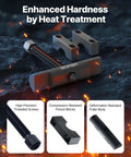 Beefed-Up Heavy Duty Yoke Puller Kit For Class 6-8 Trucks And Equipment components with enhanced hardness, black color