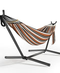 600 Lb Hammock With Stand For Outdoor Or Indoor Use 2 To 3 Person Portable Hammock With side storage carrying bag included.
