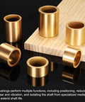 Premium Eight Piece Sintered Bronze Sleeve Bearings With Self Lubricating Cores And Wide Temp Tolerance for heavy duty maintenance.