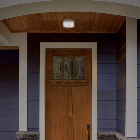 Wireless Motion Sensor LED Ceiling Light Battery Operated Flush Mount For Indoor And Outdoor Use 200 Lumen Night Light Illuminates A 17 By 17 Foot Area Auto On In Darkness And Off After 30 Seconds