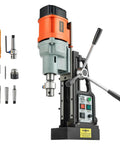 Beast Magnetic Drill Press For Metalwork With 1550W Power, 2.4 Inch Coring Diameter, 0-600 RPM Variable Speed, side view