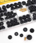 114 Piece Faucet Washer Kit With 12 Sizes Of Flat And Beveled Rubber Washers And Brass Bibb Screws For Outdoor Spigot Hose Bib Garden Valve Repair And Replacement in organized case