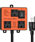 Automatic Vacuum Switch For Power Tools With Dual Outlets And Auto On Off Mode With Delay, Prevent Circuit Overload And Tripping