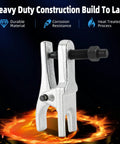 Heavy Duty 5 In 1 Ball Joint Separator And Pitman Arm Puller Kit With Tie Rod End Remover used for removing suspension parts.