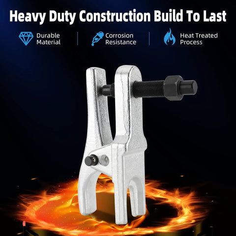Heavy Duty 5 In 1 Ball Joint Separator And Pitman Arm Puller Kit With Tie Rod End Remover used for removing suspension parts.
