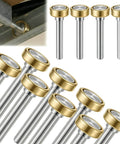 12 Pack Built Tough Heavy Duty Truck Trailer Door Rollers Replacement Parts For Box Trucks And Commercial Vehicles, Steel Wheel Rollers