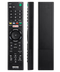 Universal Remote Replacement For Bravia Smart LCD LED HDTVs With Netflix Shortcut Buttons, front and back view.