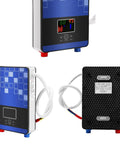 Tankless Instant Water Heater With 4500W Rapid Heating And Bright Led Screen showing front, back, and side angles, wall mounted design.