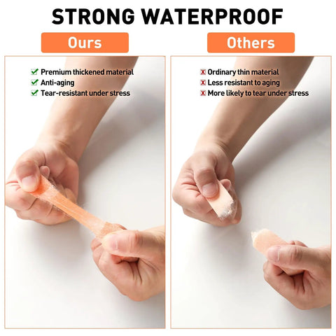 Comparison of Top Shelf 17 By 150 Foot Waterproof Underlayment Roll Packing 212 Square Feet Of Pe Uncoupling Membrane between strong and ordinary material.
