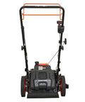 Rear view of Gas Walk Behind Lawn Mower With CVT 6 Speed Pace Control For Easy Push And High Wheel Front Wheel Drive, 22 Inch Deck