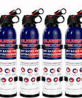 Four Pack Portable Dry Chemical Fire Extinguishers 1.32lb Each For Home Kitchen And Car Fast Acting Grease And Electrical Fire Suppressors