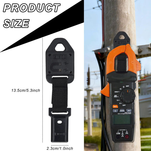 Rare Earth Magnetic Multimeter Hanging Strap Kit for Klein Tools Meters MM400 MM300 CL600 CL700 CL800 CL900 MM600 MM700