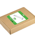 Box containing 10 Pack 3/16 Inch By 7/8 Inch Single Hole Clevis Pins, Carbon Steel, in Blue White Finish for various projects