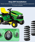 2 Pack Replacement Seat Spring Kit For John Deere Lawn Mowers And Tractors GX20486 GX22456 on green lawn tractor