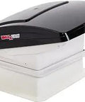 Deluxe Heavy Duty Roof Vent All In One With Built In Rain Cover, Four Speed Exhaust Only Fan, 900 CFM Airflow, Smoke Finish