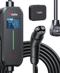 Heavy Duty Level 2 Electric Vehicle Charger With 32 Amp Power And A No Fuss Nema 14 50 Plug for home EV charging setup.