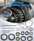 Beefed Up Axle Seal Kit with Outer Dust Seal Inner Tube Seal Needle Bearing Snap Ring for Ford Super Duty 1998-2004