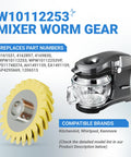 Mixer Worm Gear Replacement Set For Whirlpool And KitchenAid Mixers Replaces 4162897 4169830 AP4295669 PS11748374 4161531