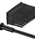 Pack Of 50 One Eighth Inch Black T316 Stainless Steel Invisible Cable Railing Kit With Swage Stud Ends for durability